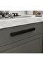 Leta handle luxury country kitchen furniture cabinet drawer handle black 224 mm - 3