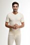 Men's 75% Merino Wool Warm Anti-Sweat Anti-Skin Short Sleeve Undershirt - 3