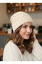 Women's Diamond Pattern Knit Beanie |   Soft Textured, Winter Hat - 3