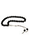 Natural Stone Metal Tasseled Matte Onyx Stone Rosary