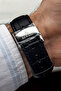Excellent Series Leather Band 5 Atm Water Resistant Stylish Men's Wristwatch - 7