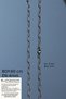 Steel Paper Clip Necklace - Extra Long 60 cm 5 mm Silver Color |   Non-Tarnishing, Unisex, 2 Years Warranty - 4