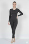 |   Women's Winter Thermal Underwear Set Cotton Anthracite Color - 4