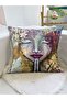 Abstract - Velvet Fabric 2-Piece Throw Pillow Cover 43X43Cm - Double-Sided Printing - 2
