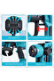 Cordless Electric Paint Spray Gun with 800ml Tank, Rechargeable Paint Sprayer - 7