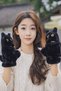 Plush Cat Fingerless Gloves – Soft, Warm, Cute Design - 4