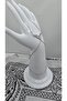 Stainless Steel Silver Color Large Butterfly Model Zircon Stone Şahmeran - 5