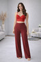 Çimalı Modal High Waist Inner Belted Pants Bottom