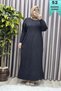 Women's Clothing Large Size 1 Cold Knitwear Corded Fabric Dress