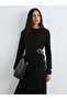 Esvab • Modern & Distinctive Zero Roba Collar Metal Appliqué Women's Knitwear Sweater