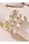 Set of 3 - Textured Beaded Bracelets - 2