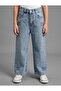 Girl's Elastic Waist Stretch Fabric Thick Side-Stoned Trousers