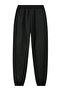 Unisex Bull Horn Printed Crew Neck Bottom Top Gray Black O Oversized Tracksuit Set - 6