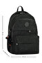 New Season Unisex Licensed Crinkle Fabric School, Backpack and Pencil Case with Two Pockets - 2
