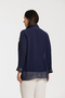 Plus Size Women's Suit with Folded Collar - 5