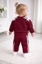 • Baby Girl Striped Detail Piece Set with Bow Decoration - 2
