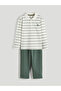 Polo Collar Boys' T-Shirt and Trousers - 2