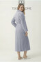 100% Cotton Unisex Bathrobe with Shawl Collar and Pockets, Large Size 3XL 4XL, Gray Men's and Women's Bathrobe - 7