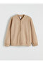 Beige Crew Neck Boys' Set 3-Piece - 3