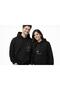 Valentine's Day Gift Holding Hands Illustration Printed Black Couple Hoodie 2 Sweatshirt Lover Combination