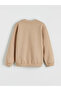 Beige Crew Neck Boys' Set 3-Piece - 4