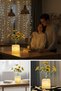 ®   Artificial Flower with Light – Yellow Cobalt Led Decorative Plant, Desktop and Home Office Illuminated Ornament - 3