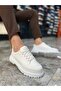 Kb-702 White Leather Casual Men's Shoes - 3