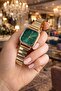 Steel Band Square Dial Vintage Women Wristwatch