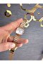Steel Band Square Dial Vintage Women Wristwatch - 3