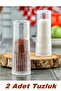 2 Pieces Crystal Mica Salt and Pepper Shakers (Not Glass) - 3