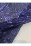 Navy Blue Sequin Fabric - 4