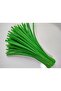 25 Pieces of Fruit Green Chenille, Fuzzy Wire Suitable for Flower Making, 30 cm 6 mm - 2