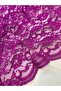 Purple Cord Lace Fabric – Floral Pattern - 4