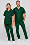 Khaki Green Premium Scrubs Set - Nurse Doctor Uniform High-Quality Fabric