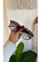 Unisex Women's Men's Uv400 Protected Oval Round Sunglasses with Frame, Case and Cleaning Cloth as a Gift - 2