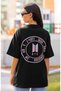 Bts J-Hope Suga Jimin Jungkook Back Printed Unisex Oversized Music Group T-Shirt