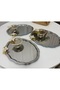 Two Models, 3 Pieces of Oval Trays with Lily Accessories and a Turkish Delight Container with Silver Lily