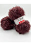 Swan Feather Plush Knitting Yarn Set of 4 – Soft, Bulky, for Blankets and Large Knitting Projects