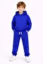 Premium Children's K Hooded Tracksuit Set - 100% Cotton Combed 3 Threads Without Shardons