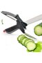 Chicken Fish Vegetable Slicer Kitchen Scissors with Scissors Board