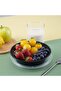 150 Pack Compartment Round Black Base with Lids Food Storage Container - 2