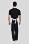 White Halter Neck Company Waiter & Kitchen Apron with Company Logo Embroidery Gift - 2
