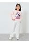 Girls Cotton Minnie Mouse Graphic Sweatshirt - 2