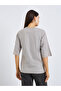 Women Washed Studded Sleeve 100% Cotton T-Shirt - 4