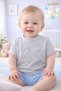 Baby T-Shirt Girl Boy Children Unisex T-Shirt with Snap Fasteners