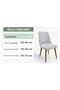 Good Quality Large Oval Chair Cover Jacquard Washable Elastic Kitchen Chair Cover 1Pc - 6