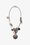Zr Model Rose Motif Vintage Double Necklace Set (65-75cm)
