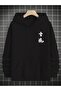 Unisex Anime Printed 3 Thread K Hooded Sweatshirt