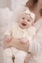 Baby Girl Stylish Cotton Collar Lace Piece Romper Set 3 Pieces – Suitable for Sensitive Skin 100% Cotton - 7