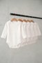 Baby Long Sleeve Bodysuit 100% Cotton American Collar Snap Fastener Bodysuit Off-White 0-36 Months 5 Pieces